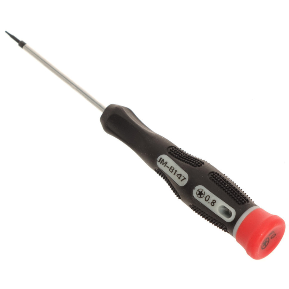 Отвертка JM-8147 0,8*25мм для iPhone 4/5/6 пятикон. звезда/а730