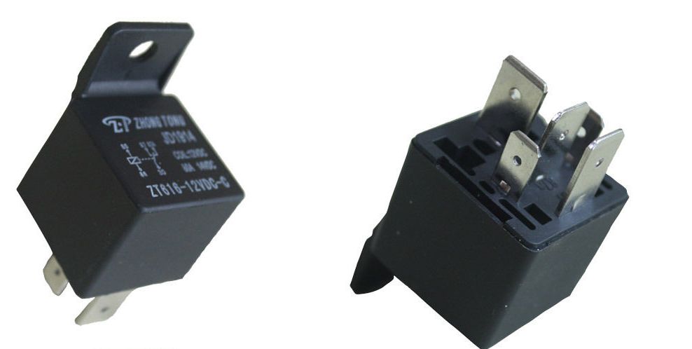 Реле 12V 100A JD1914 DC12V 5pin под клеммы 6,3мм