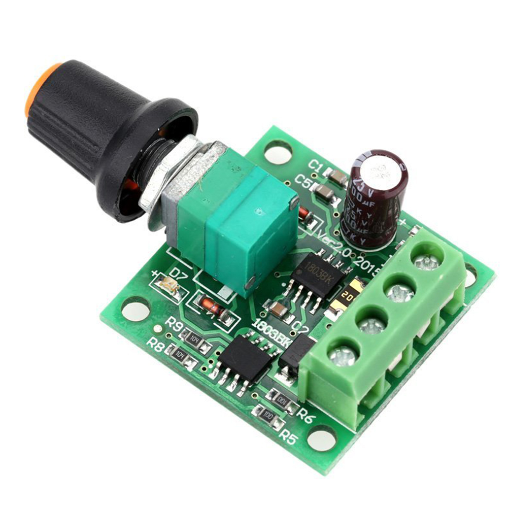 Модуль: Регулятор напряжения (скорости движения ШИМ) DC = 2-12V,  ток до 2А, P = 24W