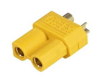 Разъём питания: XT30 12V 15A-30A(макс.), 18-14AWG 2х конт. ГНЕЗДО 1шт, для RC моделей