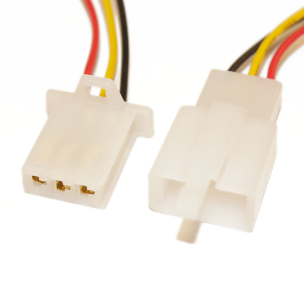 Коннектор 3pin с проводами 300мм (шт+гн) '1008 AWG24 3*2,0мм
