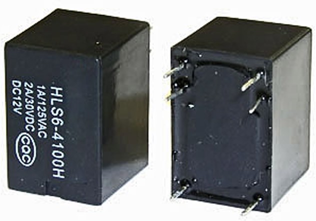 Реле 24V 3A TL-4100-2C-24V 6pin под пайку