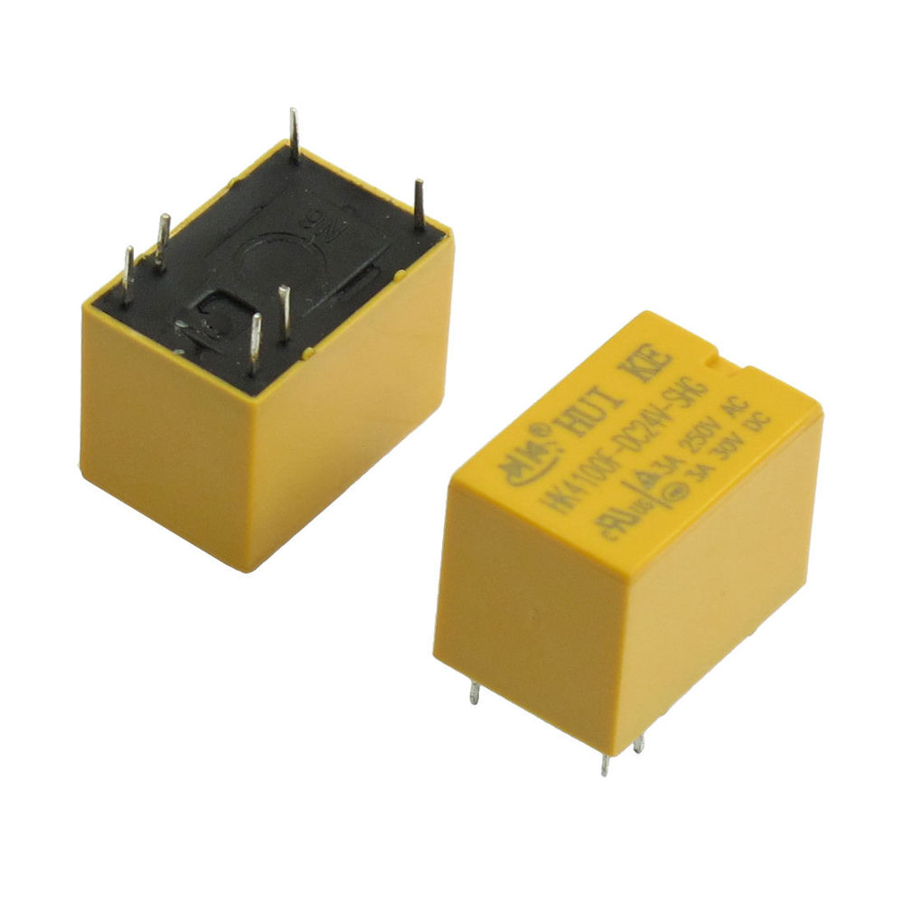 Реле 24V 3A TL-4100-2C-24V 6pin под пайку