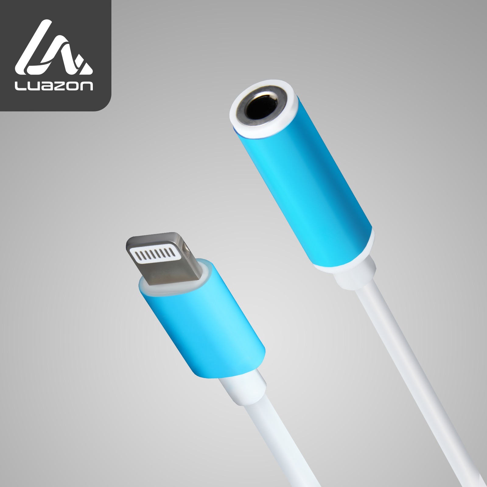 Шнур-Переходник шт. Lightning - гн.3,5мм музыка + гарнитура, от iOS 10.3, белый