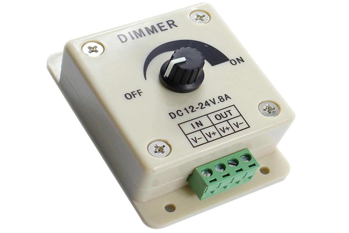 Регулятор мощности по току - диммер DC12-24V max 8A
