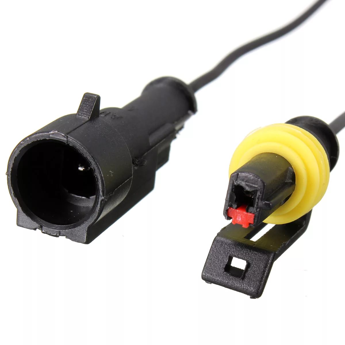 Коннектор 1pin шт+гн провод 20см IP67 DJ7011-1.5  авто
