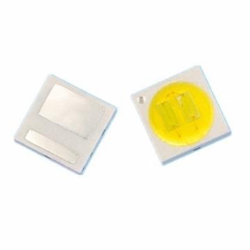 Светодиод 3V 1W 3030 БЕЛЫЙ Uпит= 3-3,6V, IFp=370mA (большой КАТОД '-') для ремонта подсветк. LED TV