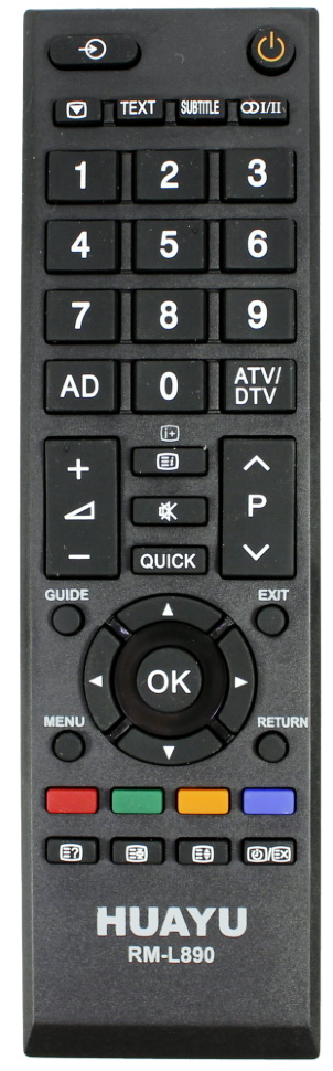 Пульт универсальный RM-L890+ для TOSHIBA LCD корпус CT-90326