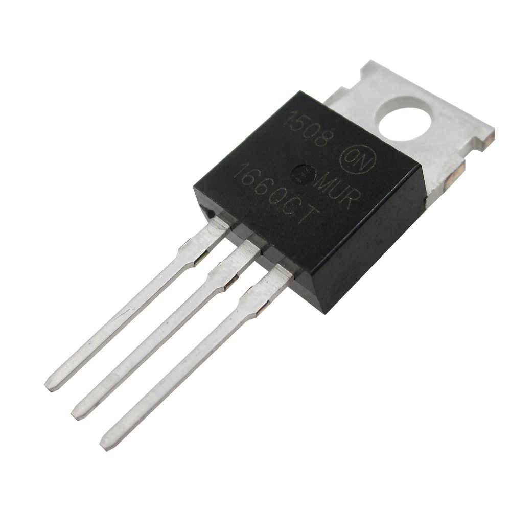 Диод MUR1660CT 16A 600V 35ns TO220AB