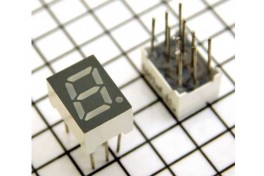 Индикатор LED: 1 знак 7,4*10мм КРАСНЫЙ FYS-2811 BS-21