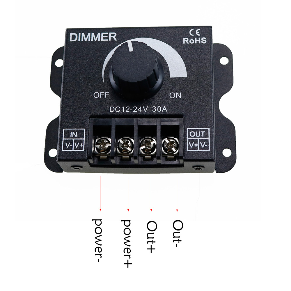 Регулятор мощности по току - диммер DC12-24V max 30A