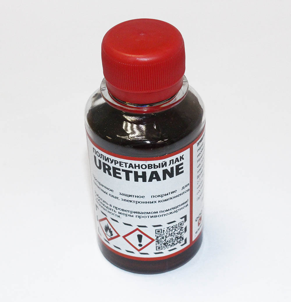 Лак полиуретановый для печатных плат 'URETHANE' 100мл