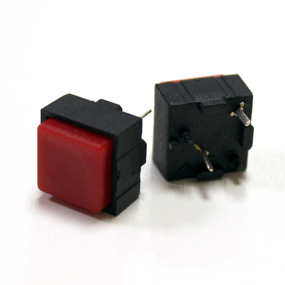 Кнопка без фикс PBS-18B квадрат. 50В 0,25А 10*10мм