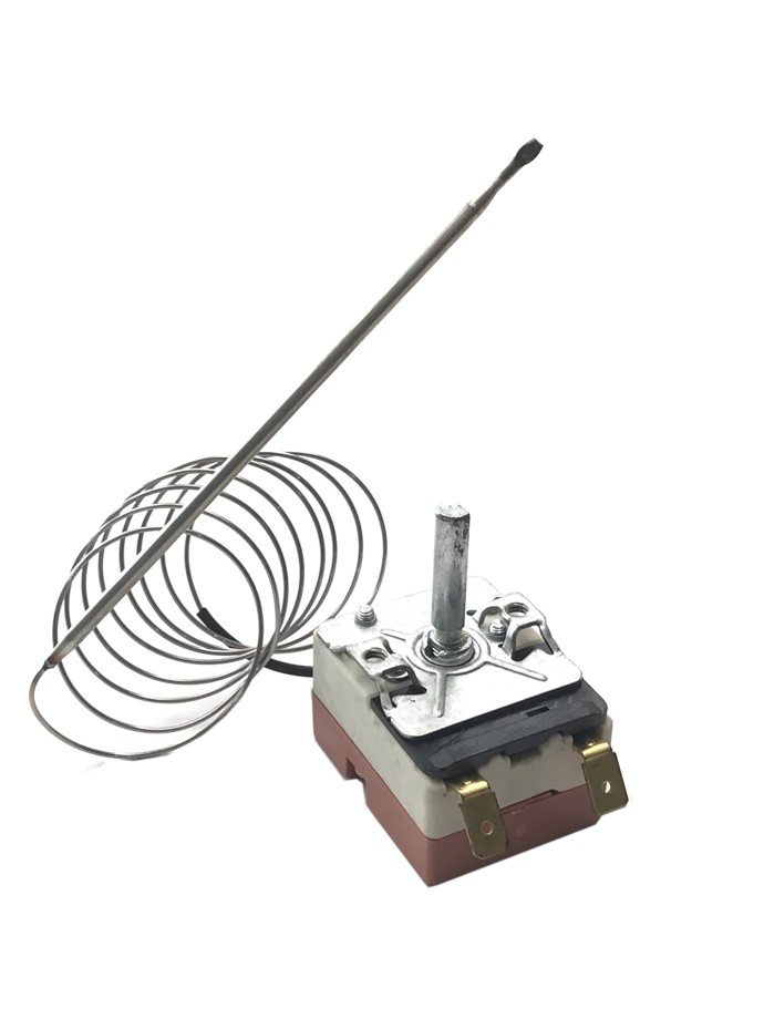 Терморегулятор TR-157 50-320°С, 16А, 250V с капилляркой Lтрубки- 0,9м, датчик-130мм (в бак)