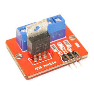 Силовой ключ на IRF520 'EM-718' Uвх-3,3..5V, Uвых-0..24V