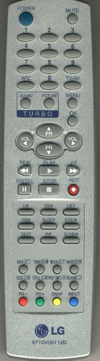 Пульт LG 6710V00112D TV