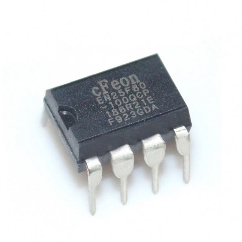 Микросхема имп. 25F80-100QCP (EN) DIP8 память