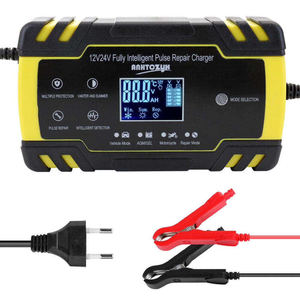 Зарядное устройство для акк. батарей ZYX-J30 12V8A-24V4A цифр. дисп.