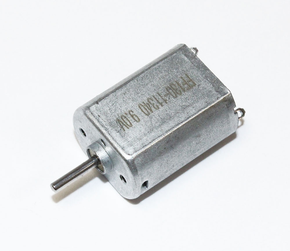 Двигатель DC9V (3-12V, D/H-20.5/25мм, D/Lвала-2/11мм) 0.73W FF130-11340 (7300-5900 об/мин)