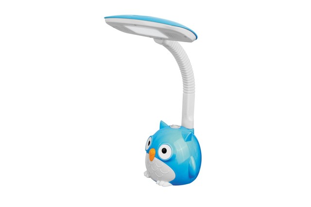 Светильник настольный Camelion KD-855  C06 синий LED, Сова', 5Вт, 230В, 280 лм, 6500К
