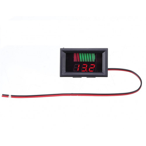 Вольтметр цифровой 12V/24V/36V/48V/60V пост.напряж. с уровнем заряда