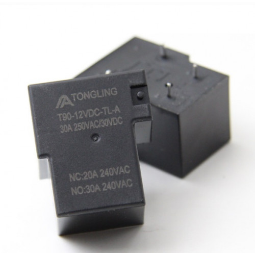 Реле 12V 30A T90-12VDC-TL-A 4-конт.