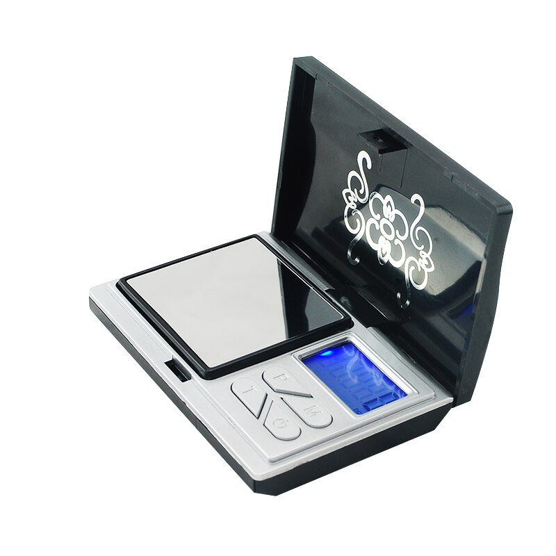 Весы электронные мини 200g 0,01г с крышкой черн в чехле. АТР168