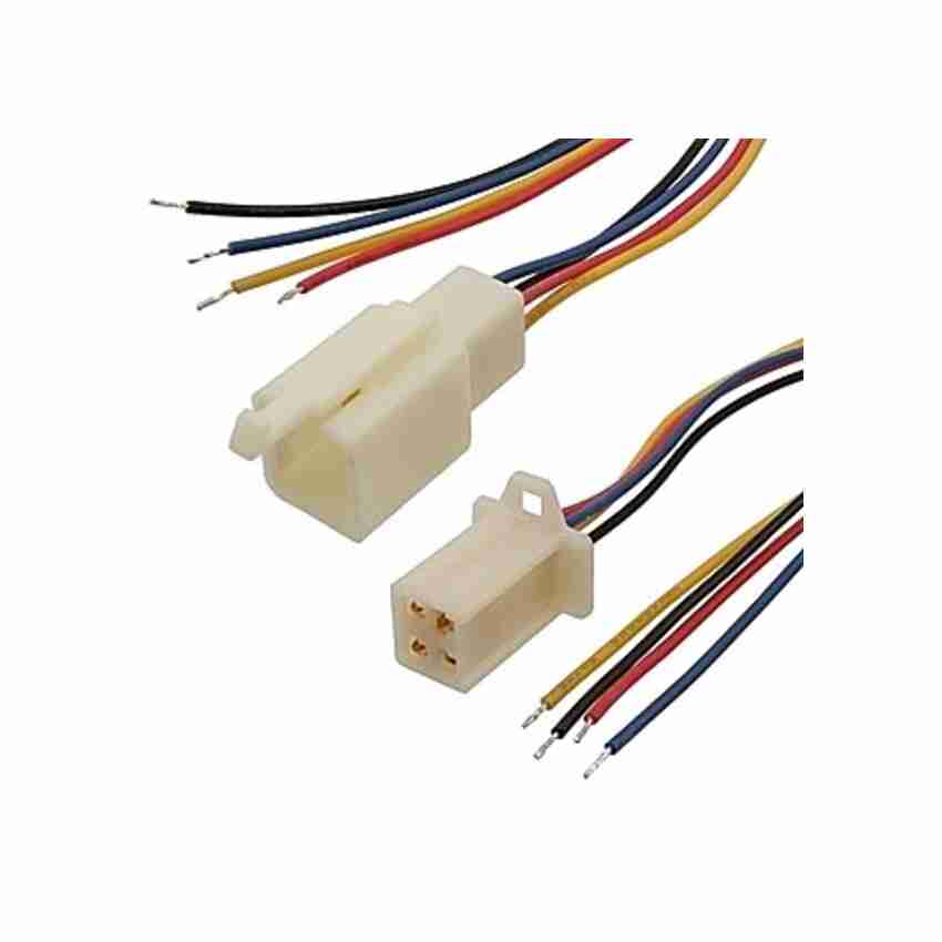 Коннектор 4pin с проводами 300мм (шт+гн) '1009 AWG24 4x2.85mm'