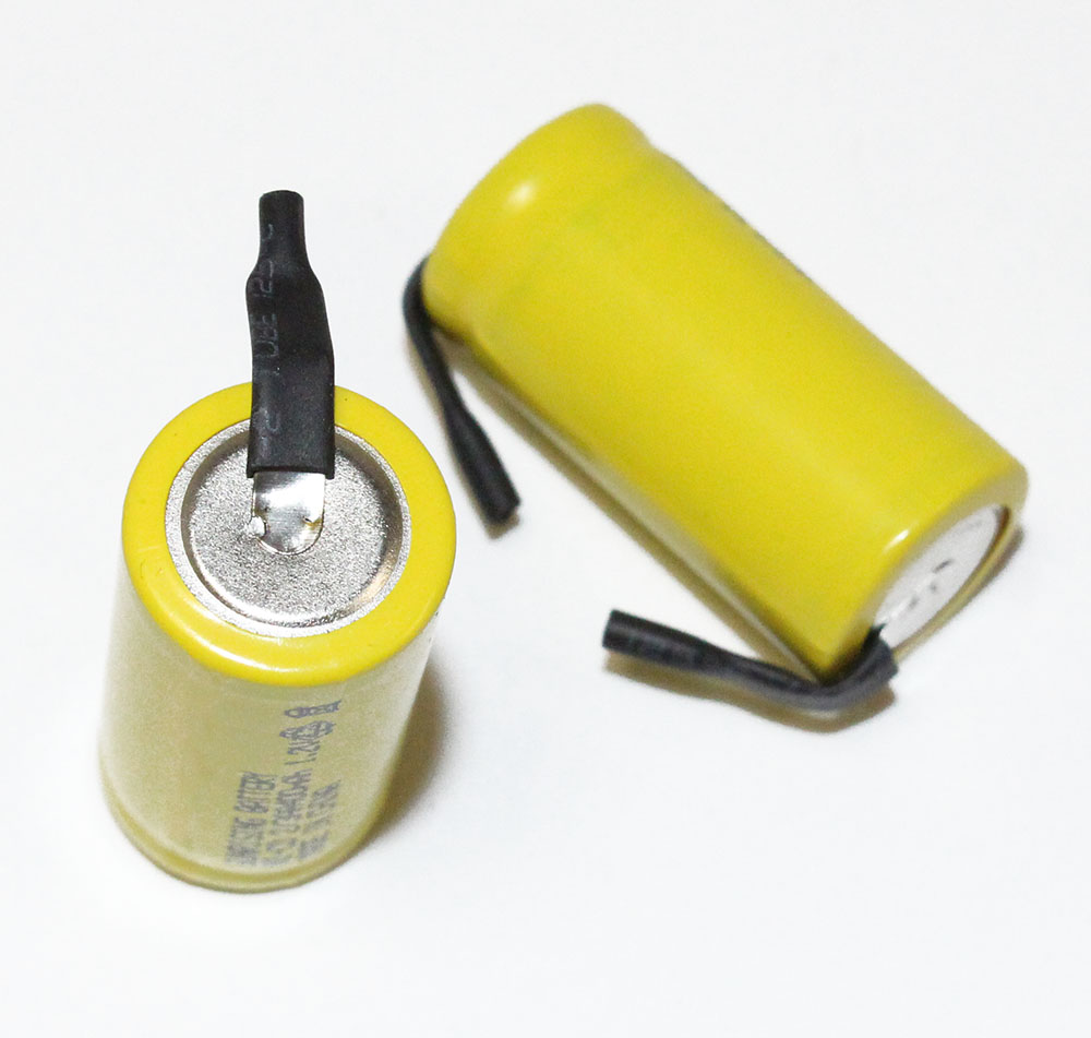 Аккумулятор 2/3 AA Sunrising 400 mAh 1.2V Ni-Mh с лепестками