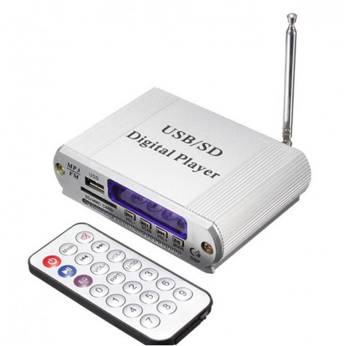 Модуль MP3 в корпусе (FM,USB,SD) с ПДУ питание 12В (SK)