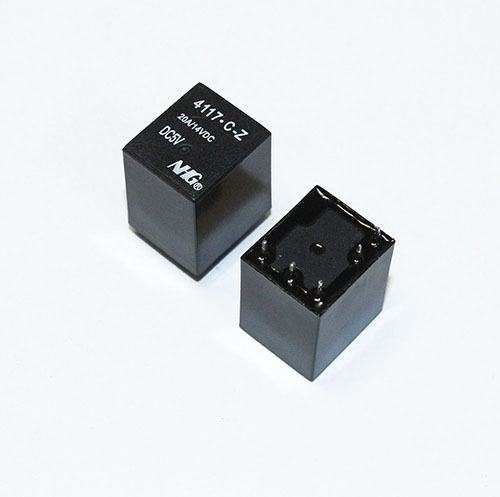 Реле 5V 20A HLS-4117 (DC5V-20A-2C) 17,5*15,0*20мм 5pin под пайку