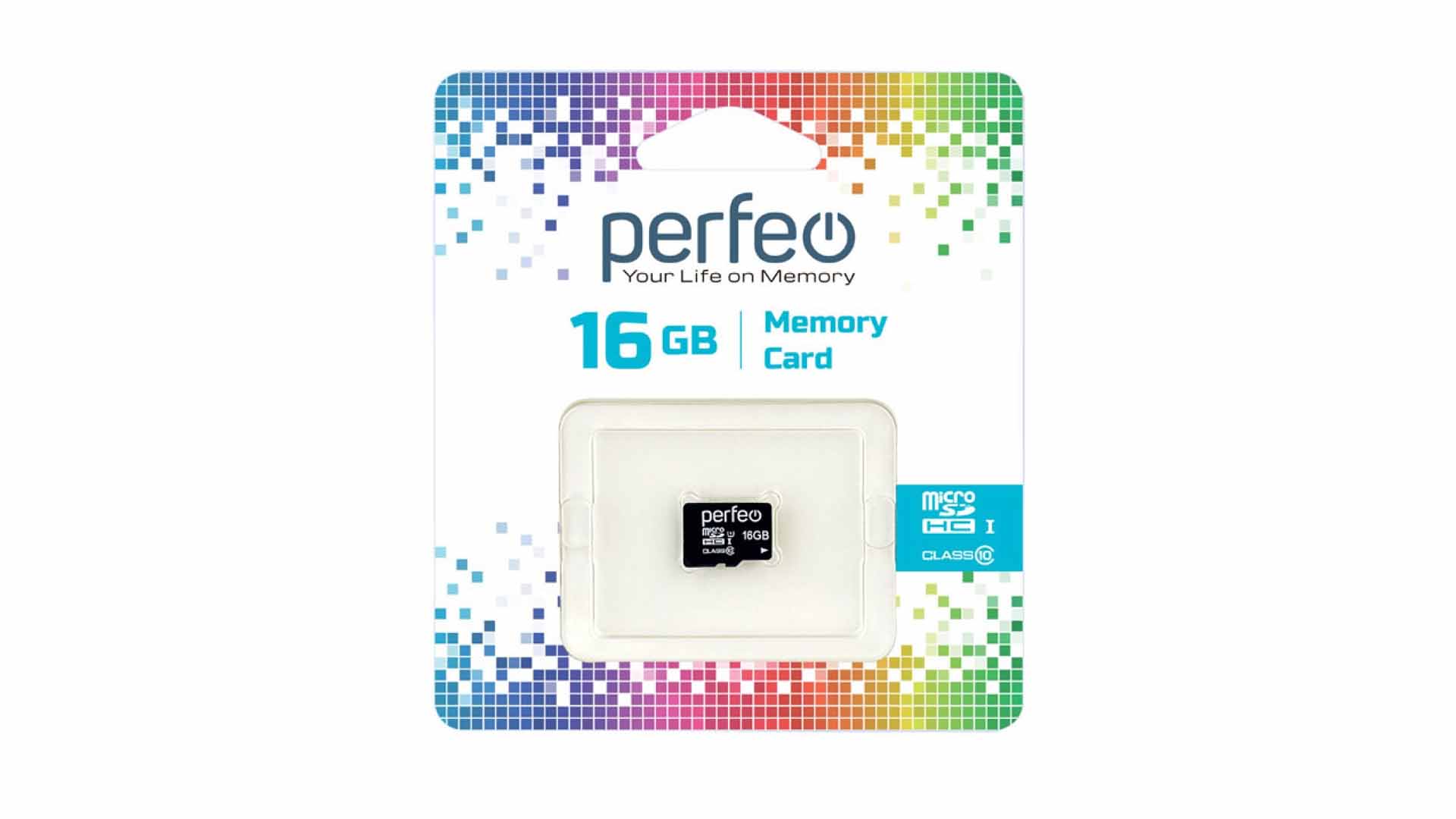 Карта памяти Perfeo High-Cap класс 10 micro SDHC 16Gb без адаптера