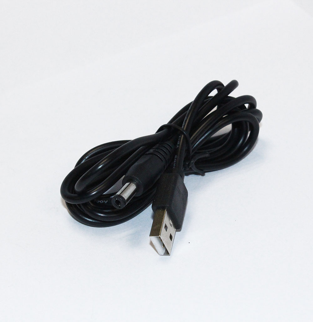 Шнур питания шт.2,1*5,5*9,0мм - шт.USB (А) 1,5м