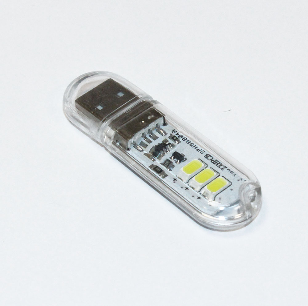 Светильник-Лампа DC5V USB 3LED 1,5W сенсорное включение