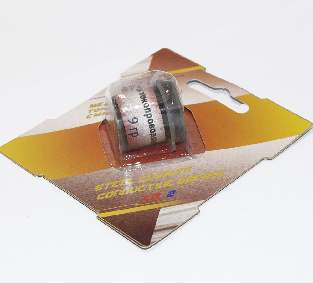 Токопроводящая медная смазка STEEL CG-2, 9гр (p = 60-65Па, t = -60;+180°C) банка