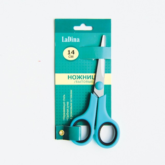 Ножницы хозяйственные 14см  LaDina