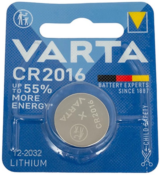 Элемент питания Varta CR2016 3V 1шт