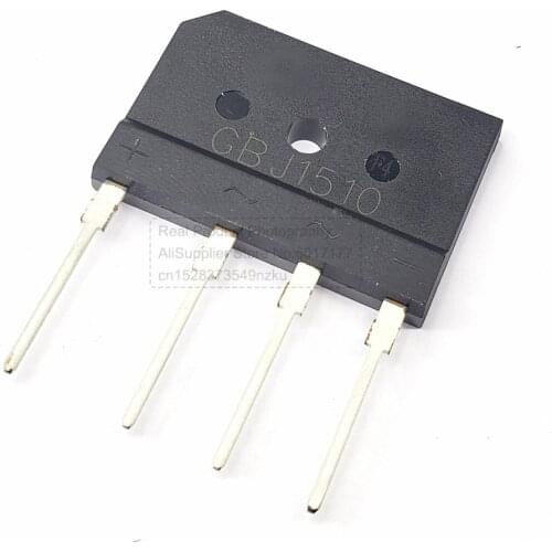 Диодный мост GBJ1510   [GBU, KBU, RS] 55A ,1000V RS-2 верти/уст (конт в ряд)