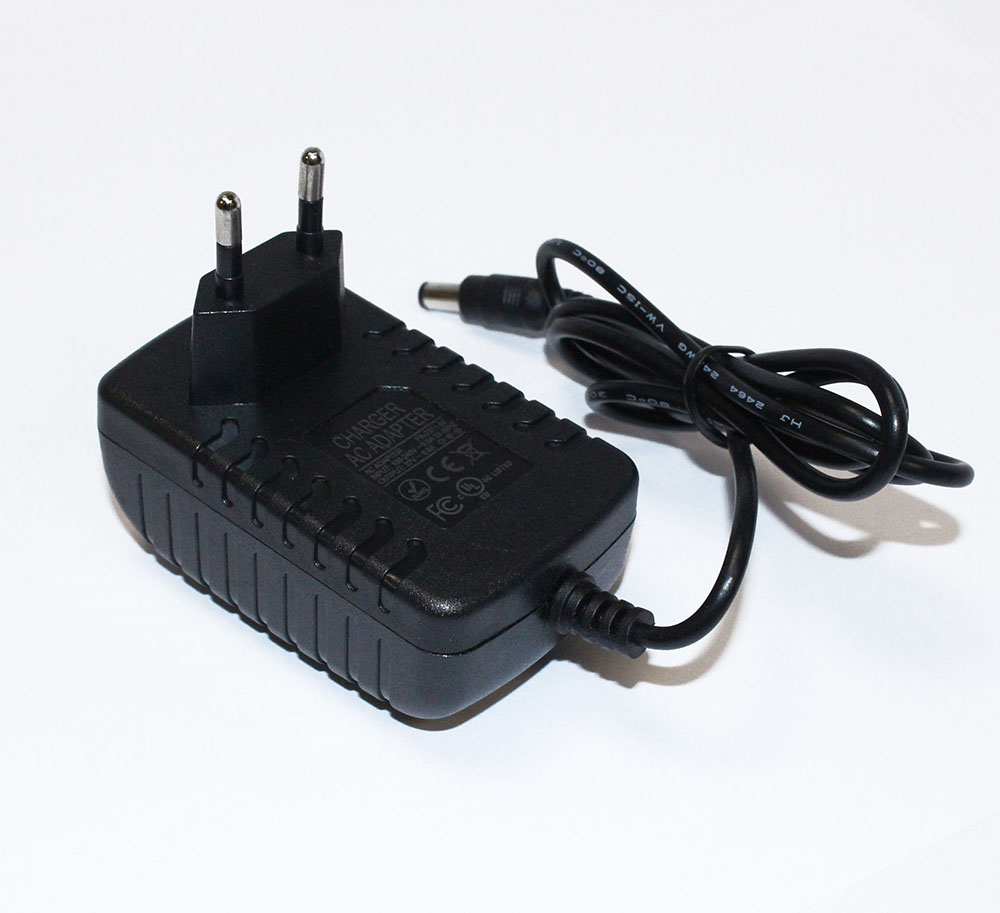 Блок питания 27V-0,8A (шт 2,5x5,5мм, для пылесосов) под шнур 2pin
