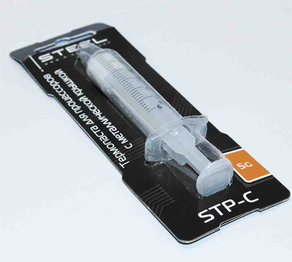 Термопаста 'STP-C' 5гр; ? = 5.4 Вт/м-К, для процессоров с металл. поверхн.