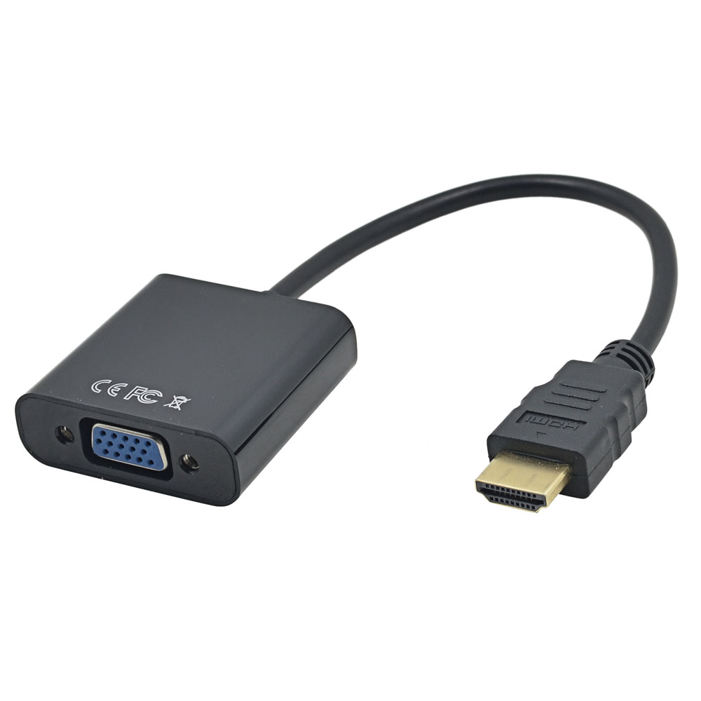 Конвертер шт.HDMI(вход) --> гн.VGA(выход) 10-15см