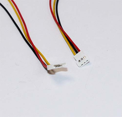 Коннектор 3pin с проводами 150мм (шт+гн) '51003' AWG26, 3*0,12мм