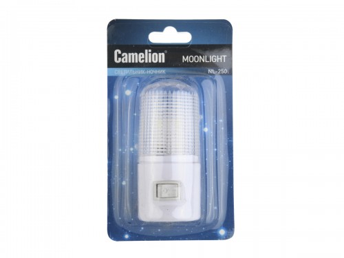 Ночник Camelion NL-250 (LED с выкл, 220В)