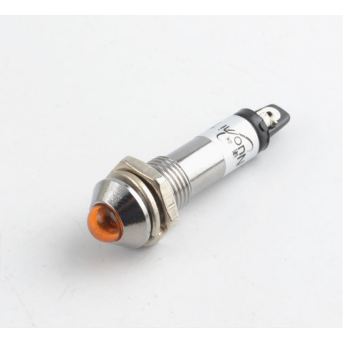 Лампочка индикатор. 220V XD8-1W 8мм VAC ЖЕЛТЫЙ