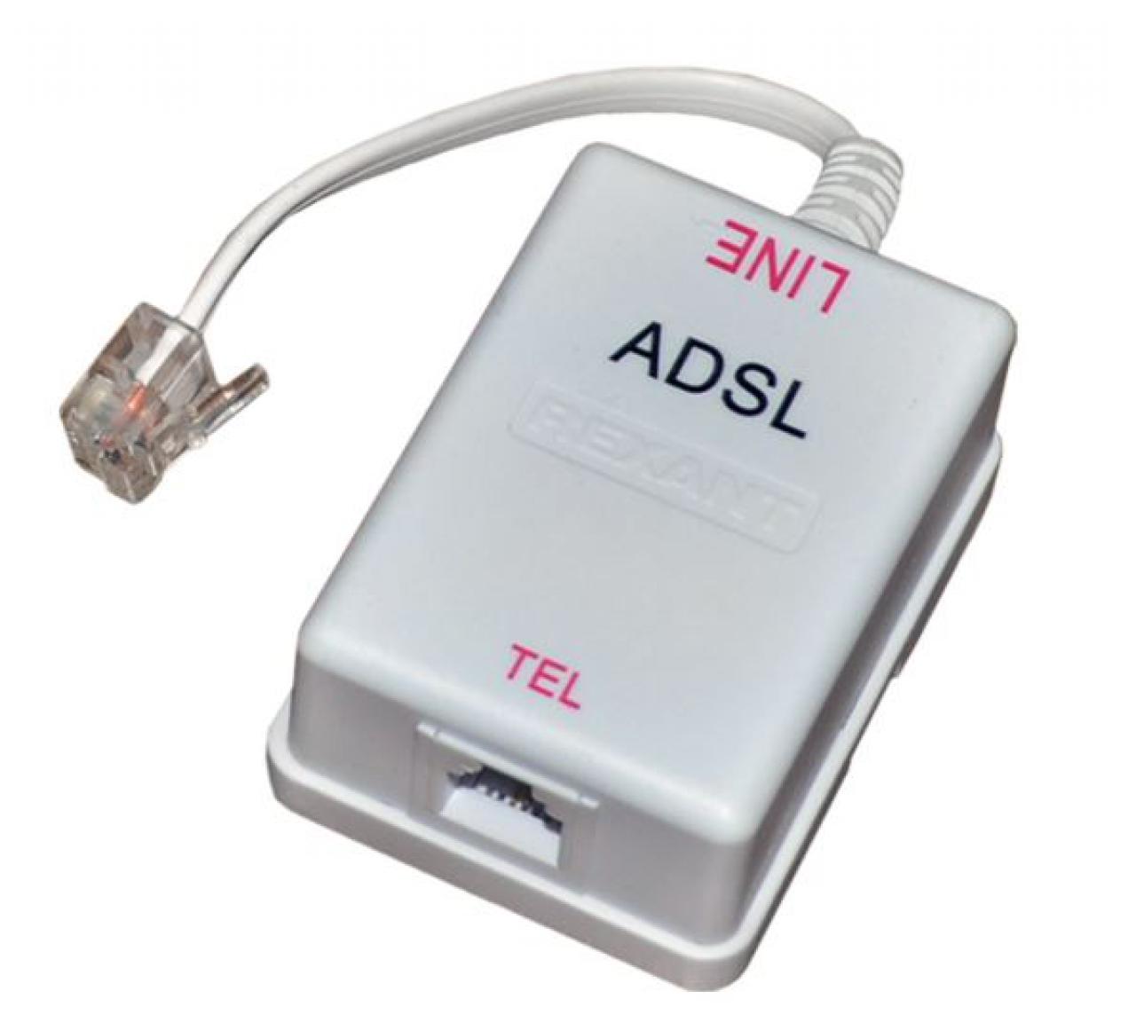 Фильтр ADSL сплиттер с проводом Rexant 03-0013