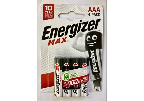 Элемент питания Energizer Max ААА LR03 1шт