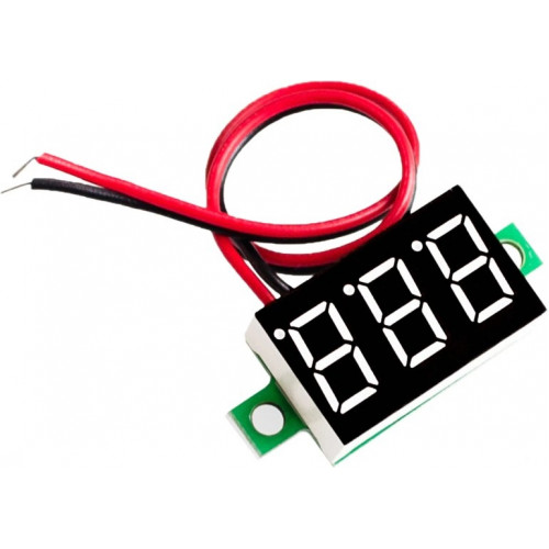 Вольтметр 3 разряда +DC (4,5-30V) 2-х пров., без корпусный
