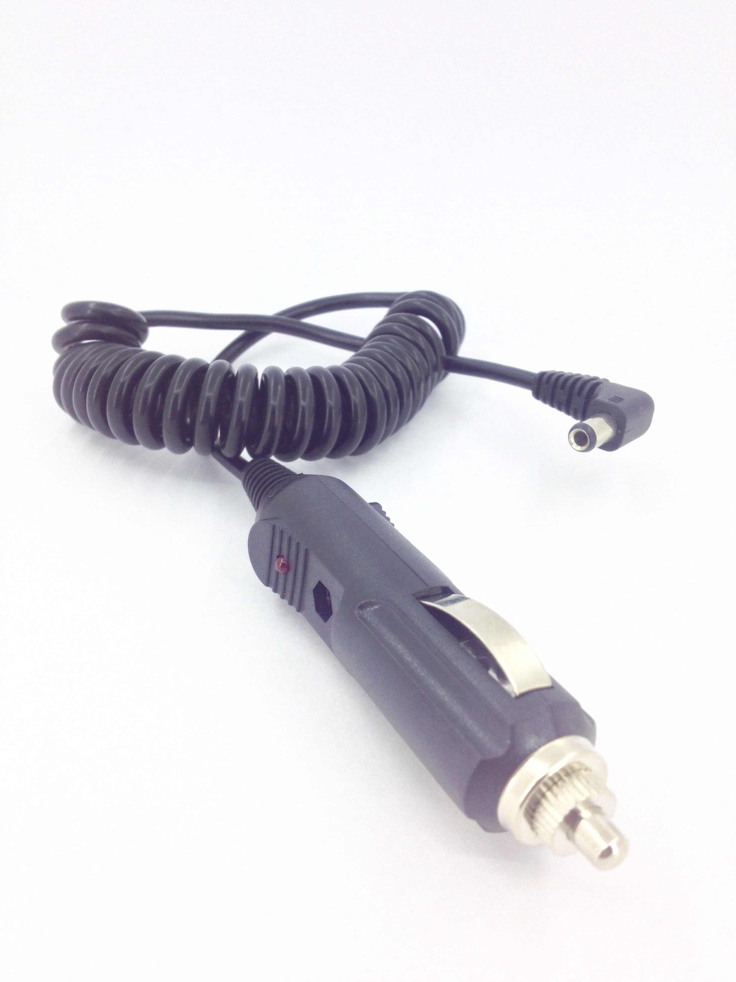 Шнур авто шт. прикуривателя - шт.питания 2,5*5,5 угловой 1,2м