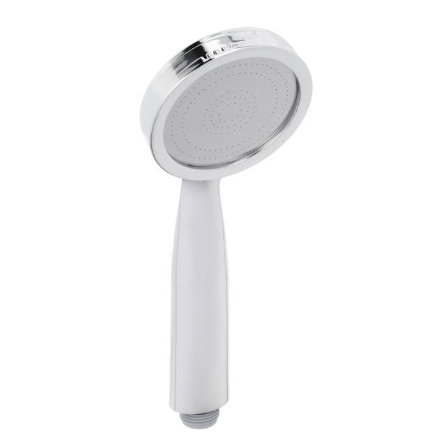 Лейка д/душа 1 режим, 80мм, водосберегающая, хром, 582-055
