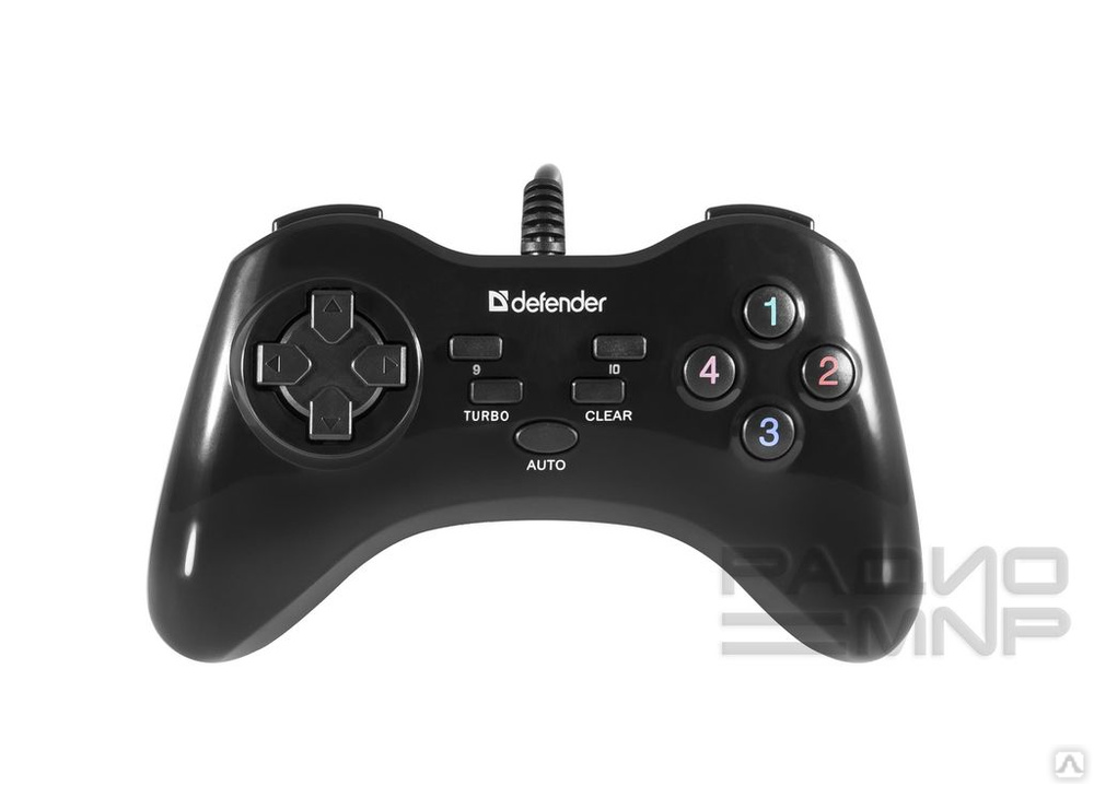 Джойстик игровой для компьютера Defender Game Master G2, USB, 14 кнопок